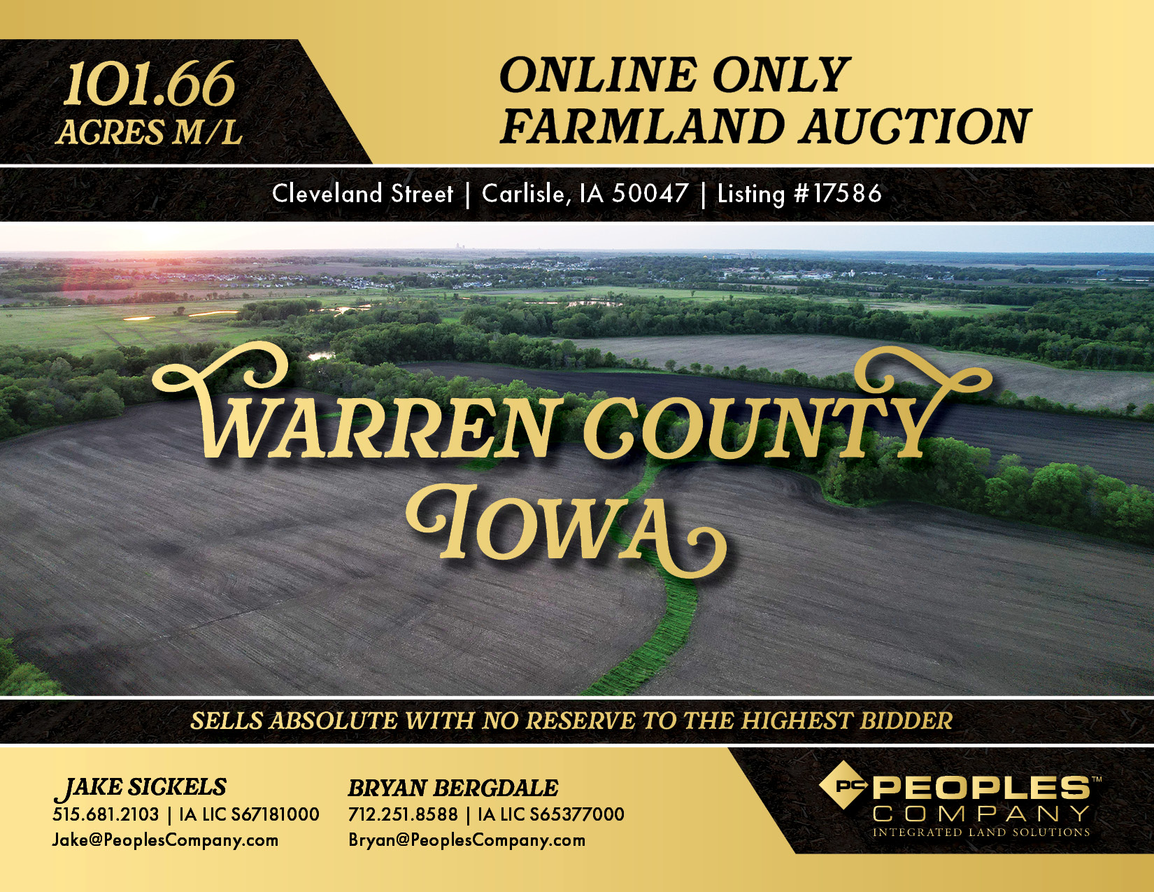 Listing 17586 101.66 acres in IA Peoples Company
